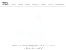Tablet Screenshot of mariatalavera.com